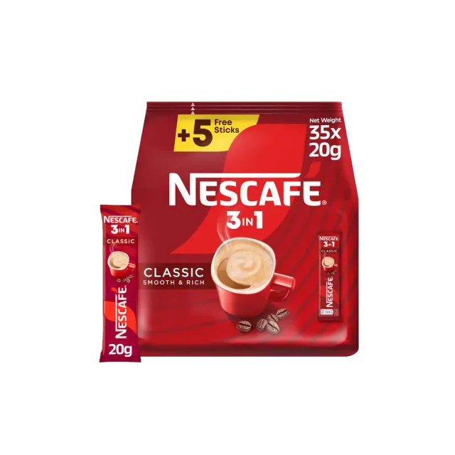 نسكافيه 3 في 1 كلاسيك 35 x 20 جم جديد