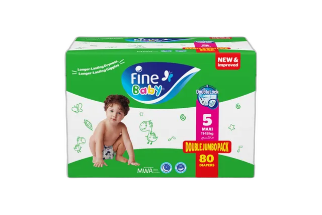 فاين بيبي صندوق ماكسي أخضر بقفل مزدوج (40 x 2) NO
