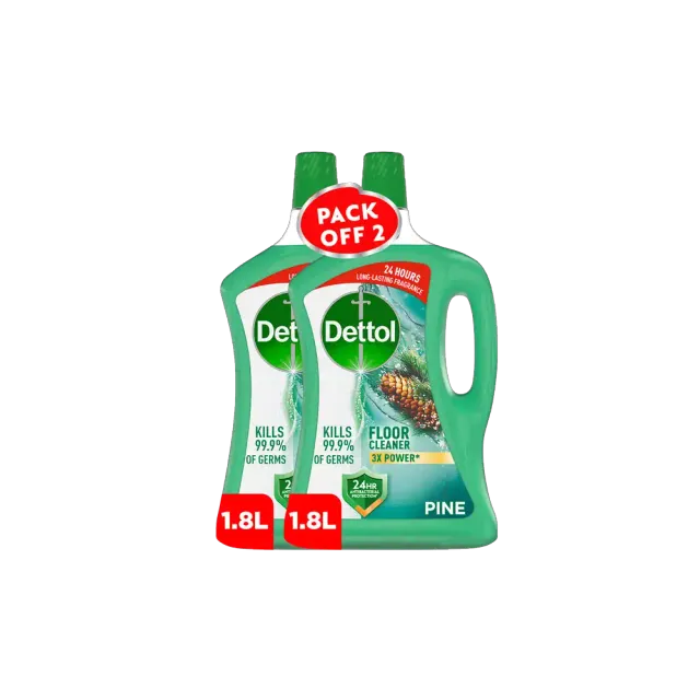 Dettol Antibctl Multi Purpse Cleaning Pine 2 x, 1.8L