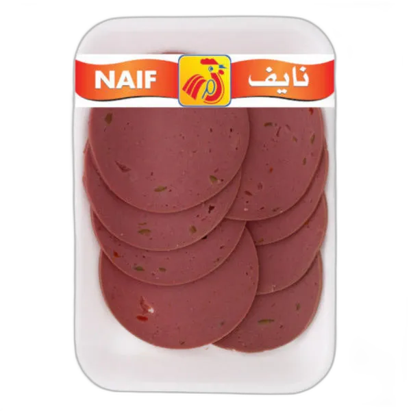 نايف مرتديلا لحم بقري شرائح زيتون 250 جم