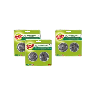 Scotch Brite Steel Spiral Ball 3 Pack