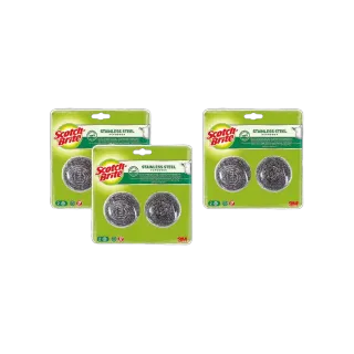 Scotch Brite Steel Spiral Ball 3 Pack