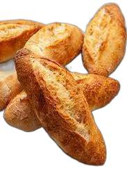 خبز فرنسي قطع صغيرة