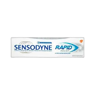 Sensodyne Rapid Action Whitening Toothpaste, 75ml
