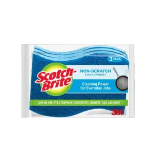 Scotch Brite Non-Scratch Non-Scratch 3 Pack Pieces