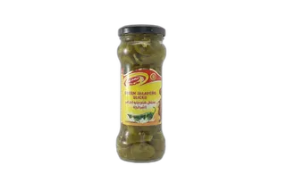 Majdi Green Jalapeno Sliced, 235g