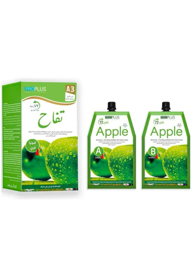 Apple Black Hair Cream, 500ml