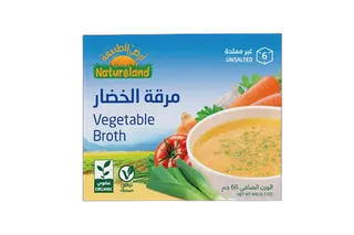 Natureland Vegetable Broth Cubes, 66g