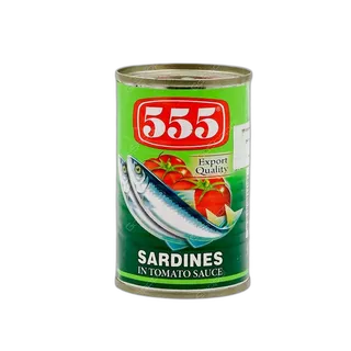 555 Sardines in Tomato Sauce Green, 155g