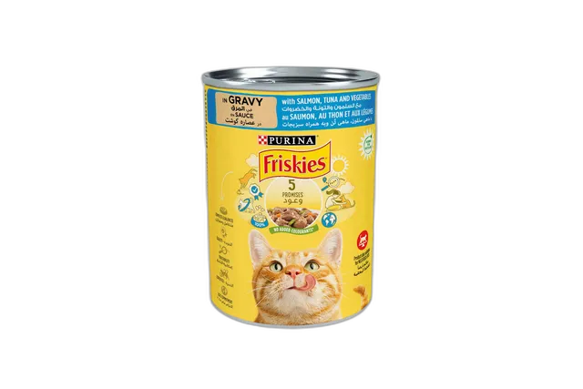 Friskies Cat Cig Salmon & Tuna & Vegetable, 400g