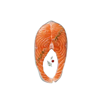 Fresh Salmon Steak per kg