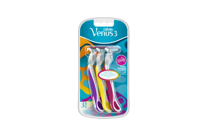 Gillette 3 Blade Ostrza Simply Venus Razor 4 Pack