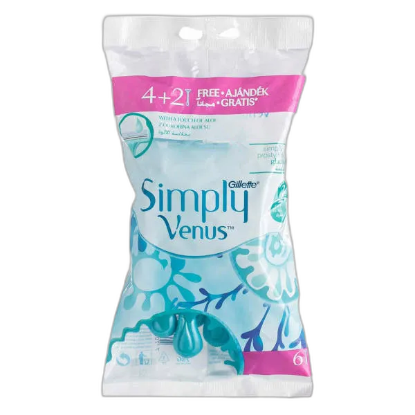 Gillette FP Simply Venus2 Bag 4 Pack