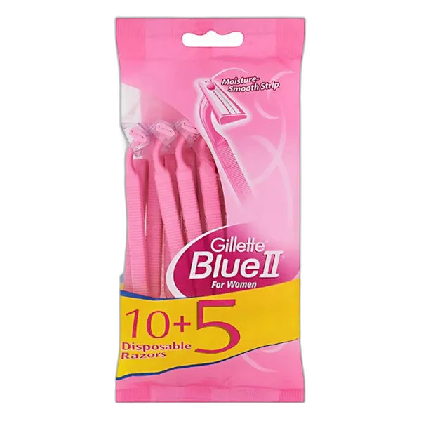 Gillette Blue II for Women Razors 15s