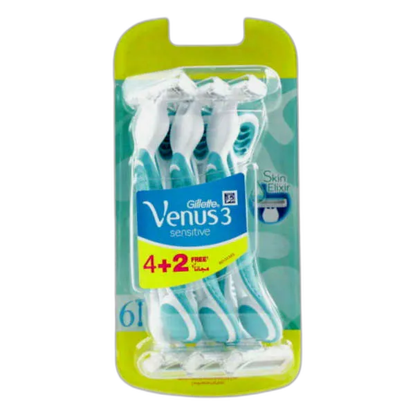 Gillette Venus3 Sensitive Disp Razor 4 pcs