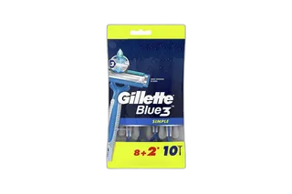 Gillette FP Blue3 Simple 10 Pack Bag