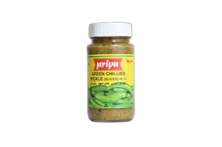 Priya Green Chilli Pickle, 300g