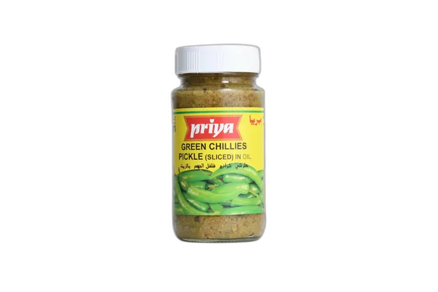 Priya Green Chilli Pickle, 300g