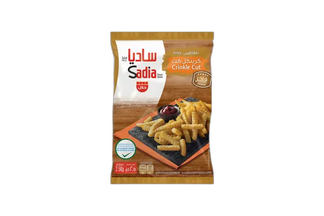 بطاطس كرينكل مجمدة 2.5 كجم