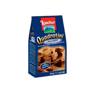 Loacker Quadratini Cocoa, 125g