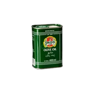 Sasso Green Olive Oil in Tin, 400ml