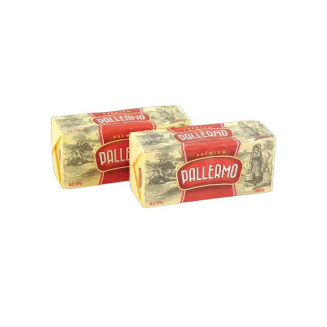 Pallermo Unsalted Butter 2 x, 500g
