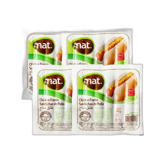 Nat Chicken Franks 4 x, 340g