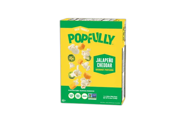 Popfully Jalapeno Cheddar Mcrw Popcorn, 239g