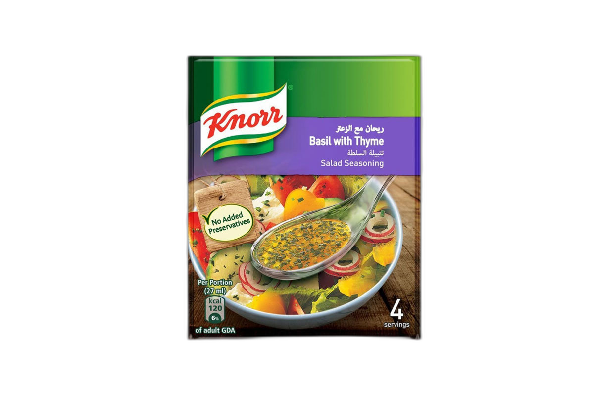 Knorr Salads Seas Basil & Thyme 4 x, 10g