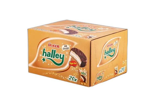 Ulker Halley Chocolate Biscuits 20 x, 26g