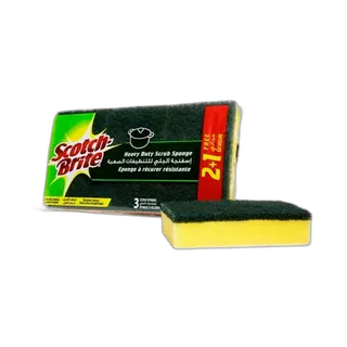 Scotch Brite Scrub Sponges Laminate 3 Pack