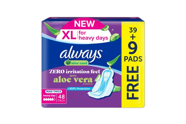 Always Maxi Thick Pads XL W/ Aloevera 48s's