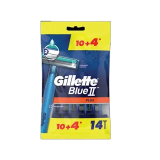Gillette 10 Blue2 Plus + 4 Blue3 Blade