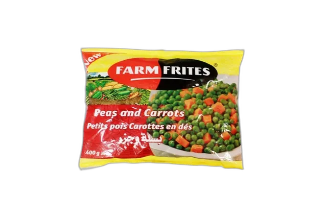 Farm Frites Frozen Green Peas & Carrots, 400g