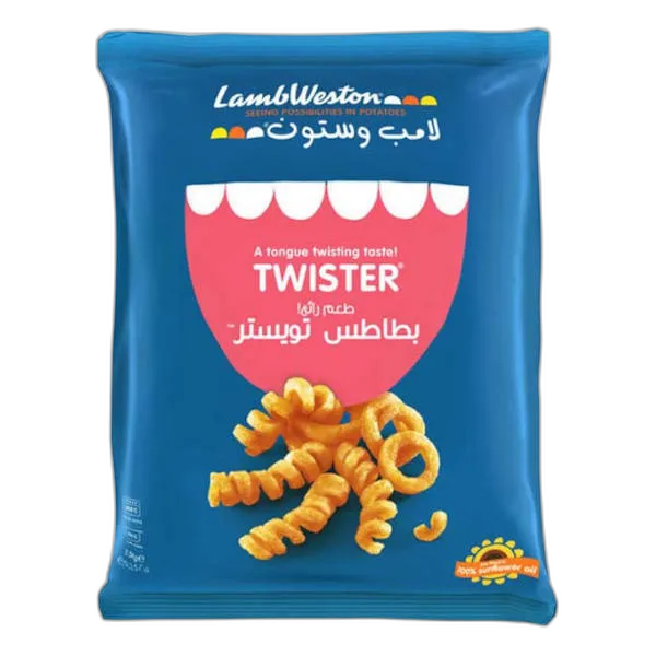 لامب ويستون بطاطس تويستر متبلة 2.5 كجم