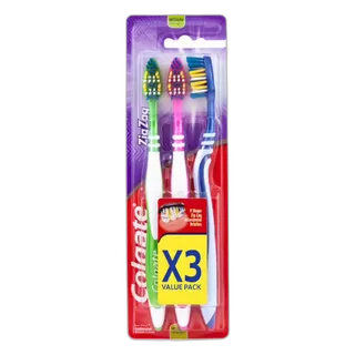 -33%Best SellerColgate Zigzag Flex T/Brush Head Medium 3 pack