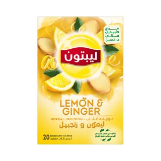 Lipton Herbal Infusion Lemon & Ginger Tea