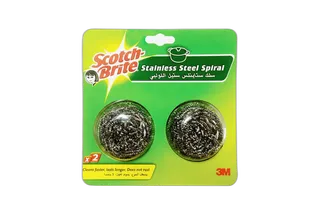 3M Scotchbrite Metallic Spirals 2 Pack
