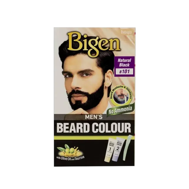 Bigen Men Beard Colour Black