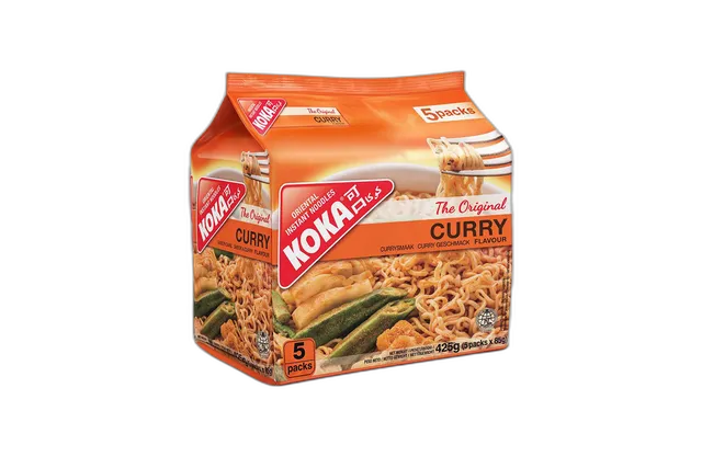 Koka Curry Instant Noodles 5x85g