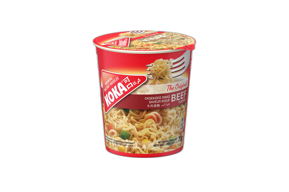 Koka Beef Cup Noodles, 70g