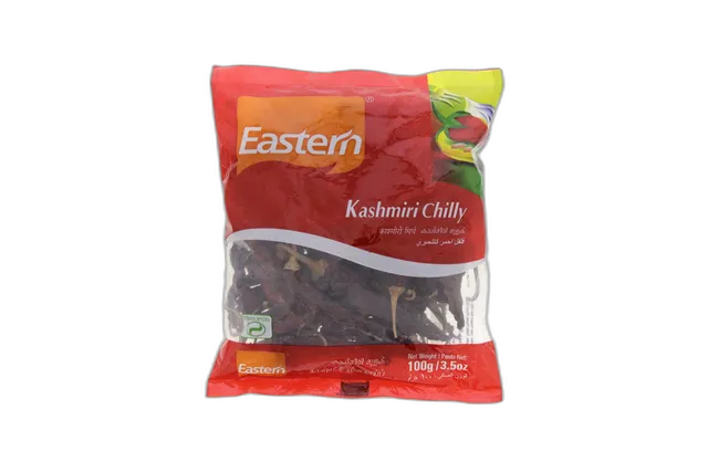 Eastern Kashmiri Chilli Whole, 100g
