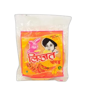 Lijjat Urad Pepper Pappad, 200g