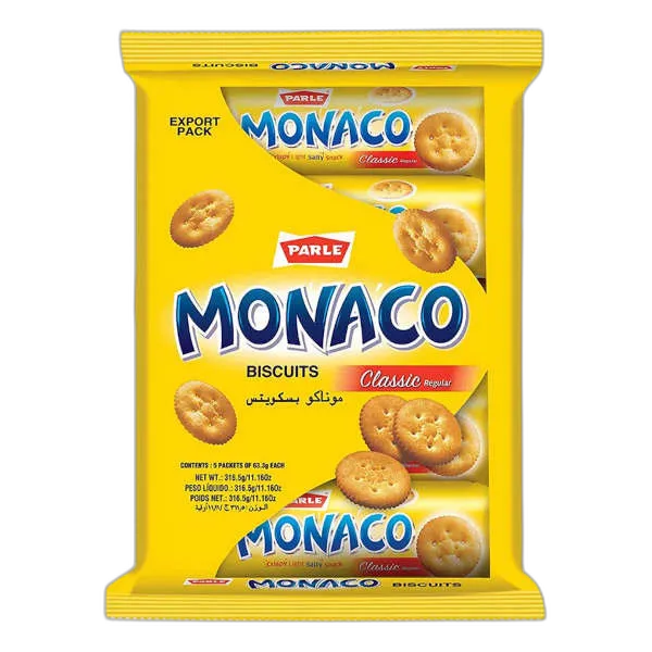 Parle Monaco Classic Regular 5 x, 75g