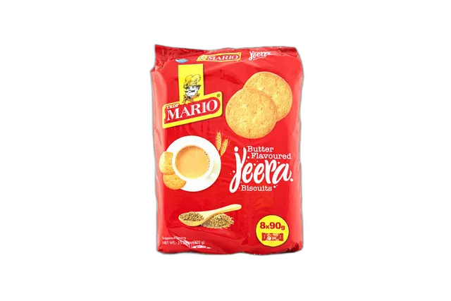 Mario Jeera Biks Cookies, 90g x8