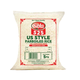 Sibla 525 US Style Parboiled Rice, 5kg