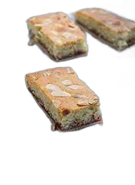 شريحة كعكة اللوز