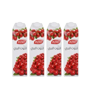 عصير كي دي دي عنب أحمر 1 لتر * 4 عبوات