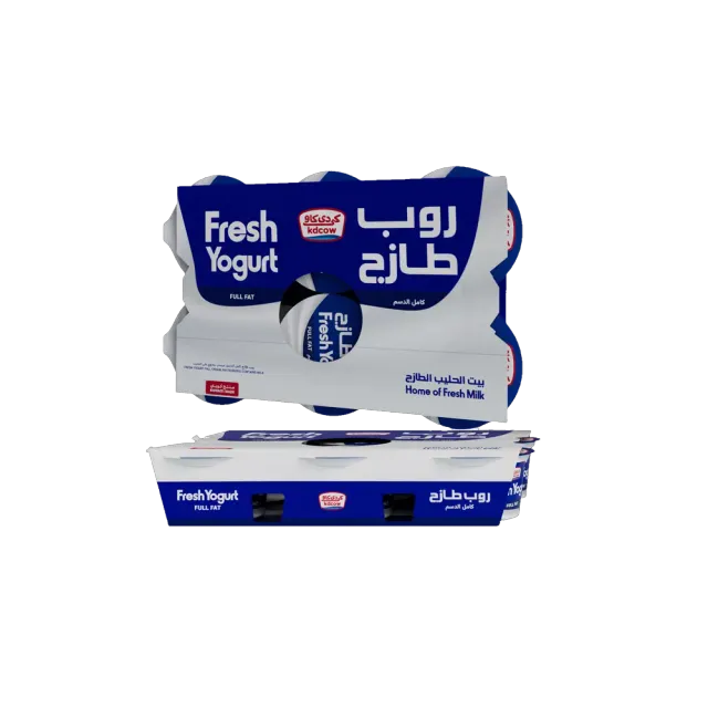 KD Cow Full Cream Fresh Yoghurt 6 x, 170ml