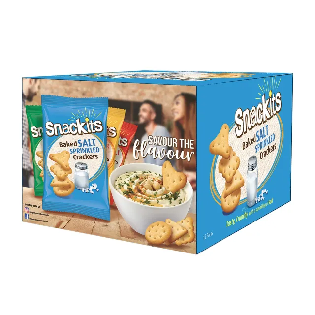 Nabil Snacks Salted Baked Bites 26/, 48g x12/8 pcs